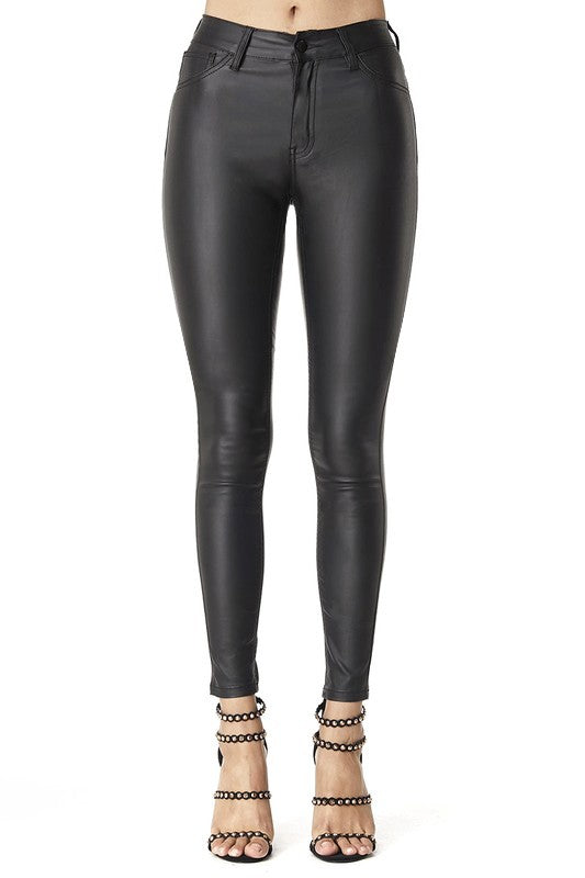 Manhattan Faux Leather Pants – MARY & MAK