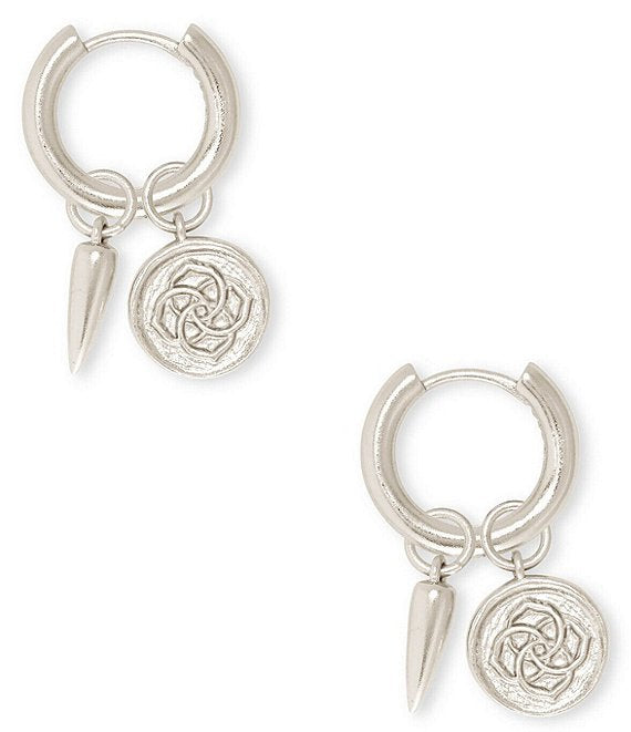 Kendra Scott Dira Coin Huggies (2 Colors in Stock)