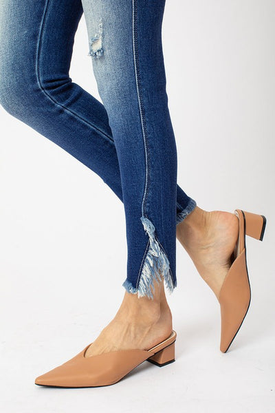 San Fran Frayed Ankle Jean