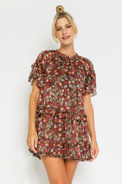 So Lovely Floral Tunic Dress