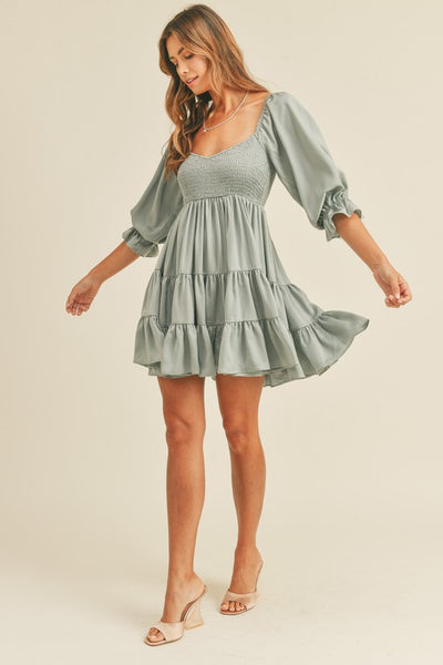 Like A Dream Dress in Blue Sage