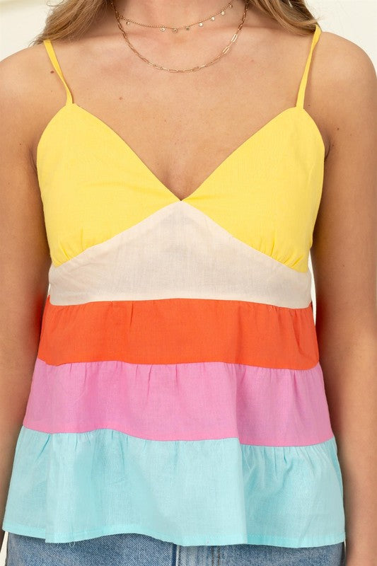 Carla Colorblock Tank Top