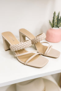 Tampa Braided Heel in Nude