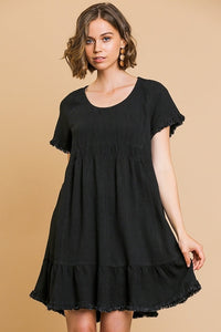 Simply Sweet Pocket Dress in Black