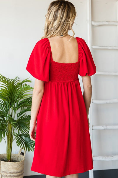 Bailey Dress in Red