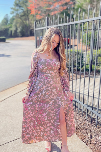 Slow Dance Floral Dress