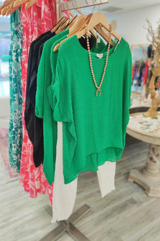 Amanda Top in Kelly Green
