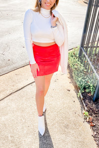 Madison Skirt in Red
