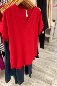 Carla Top in Red