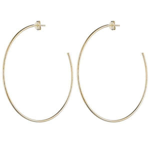 SHEILA FAJL Jillian Hoop Earrings in Gold