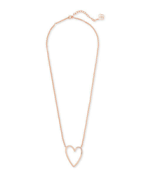 Kendra Scott Ansley Heart Pendant Necklace - 3 Colors Available